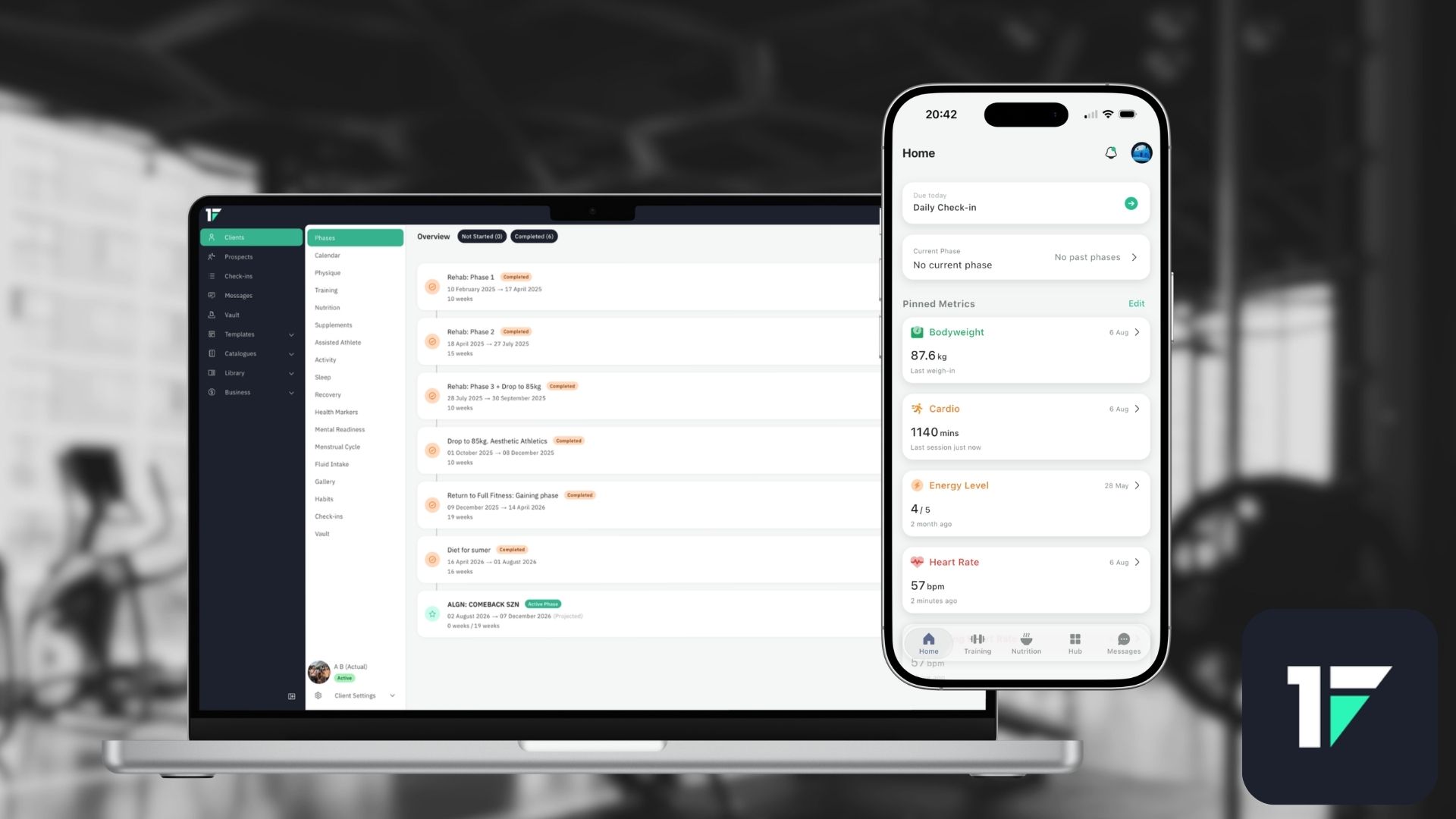 The 1FIT training platform