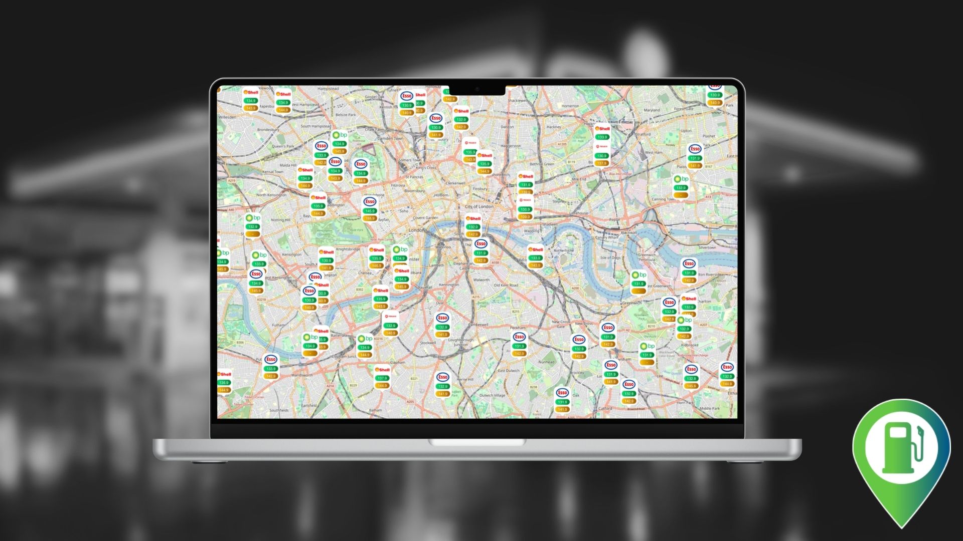 The FuelFinder web app